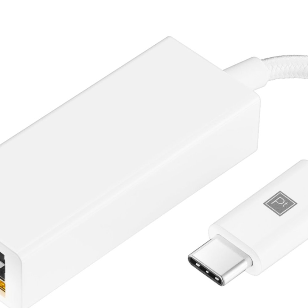 **SOLD** Platinum™ - USB-C to Ethernet Adapter - White